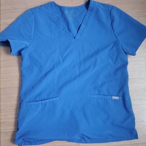 Figs Demin Blue Scrub Set